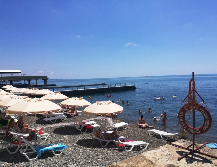 Пляж - Санаторий «Актер» Сочи